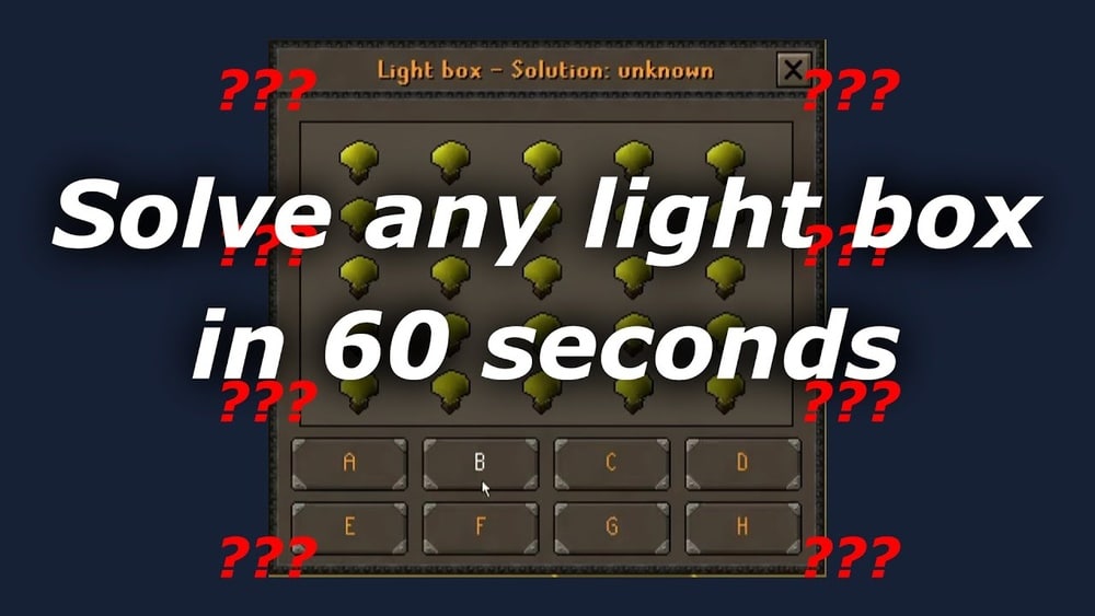 How to Solve Light Box Osrs
