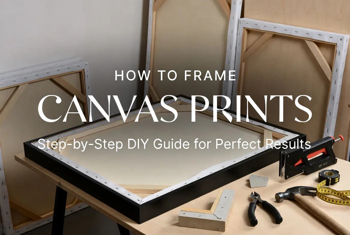 How to Frame Canvas Print