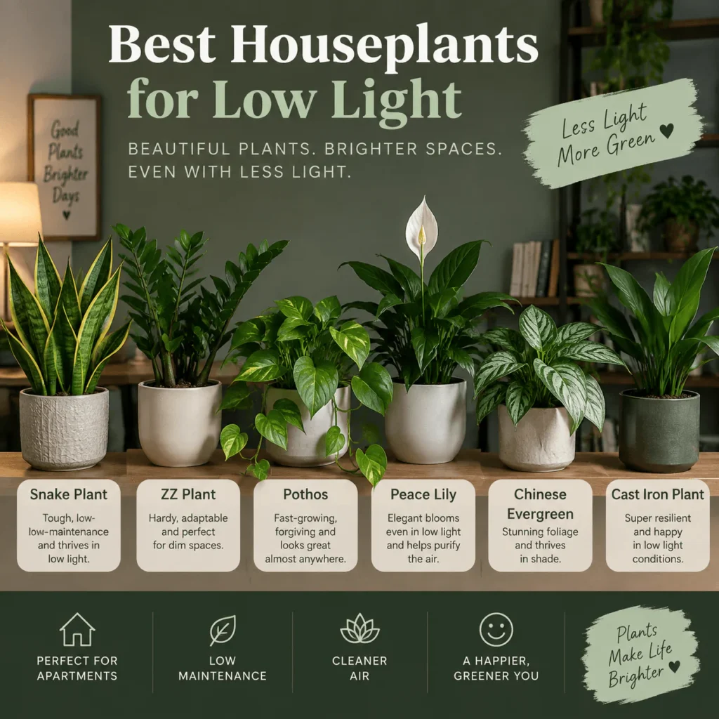 Best houseplants for low light​