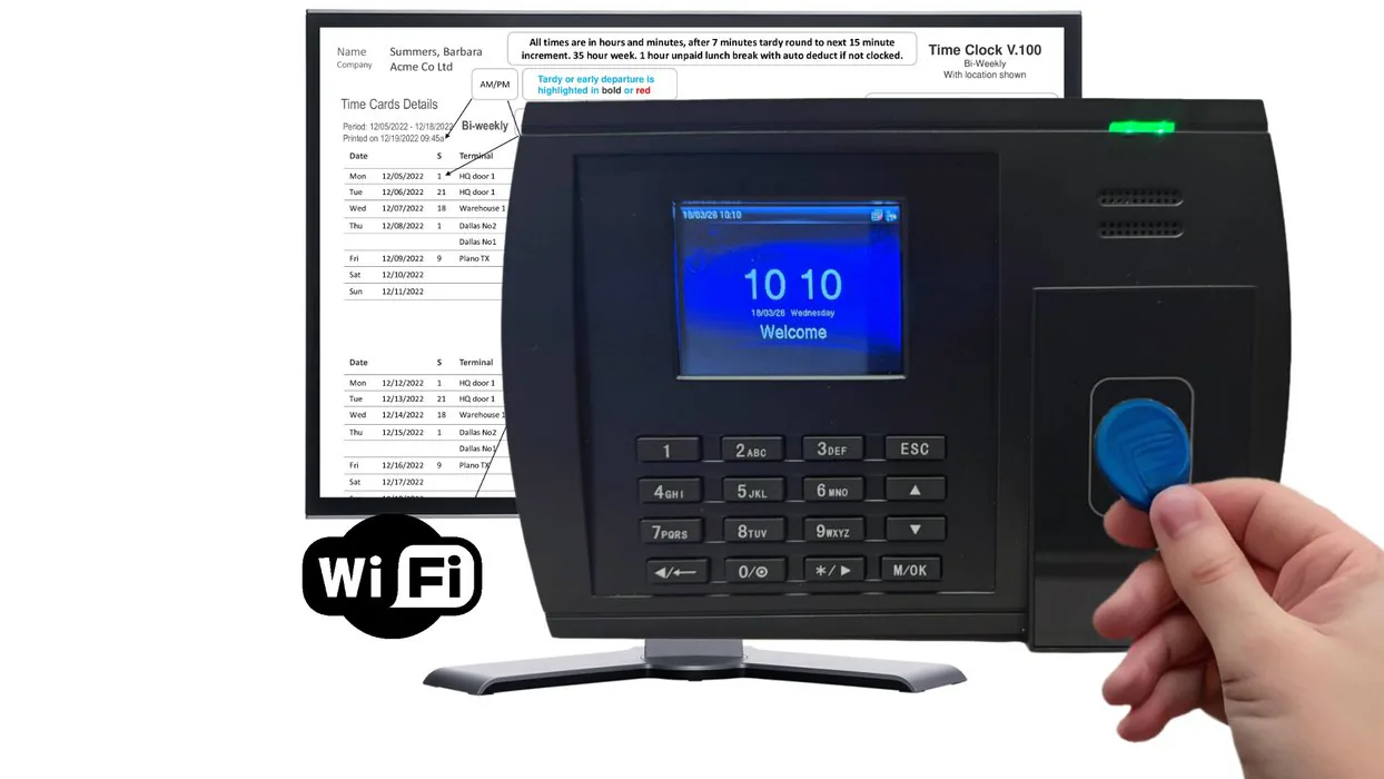 Best Fingerprint Time Clock for Small Business